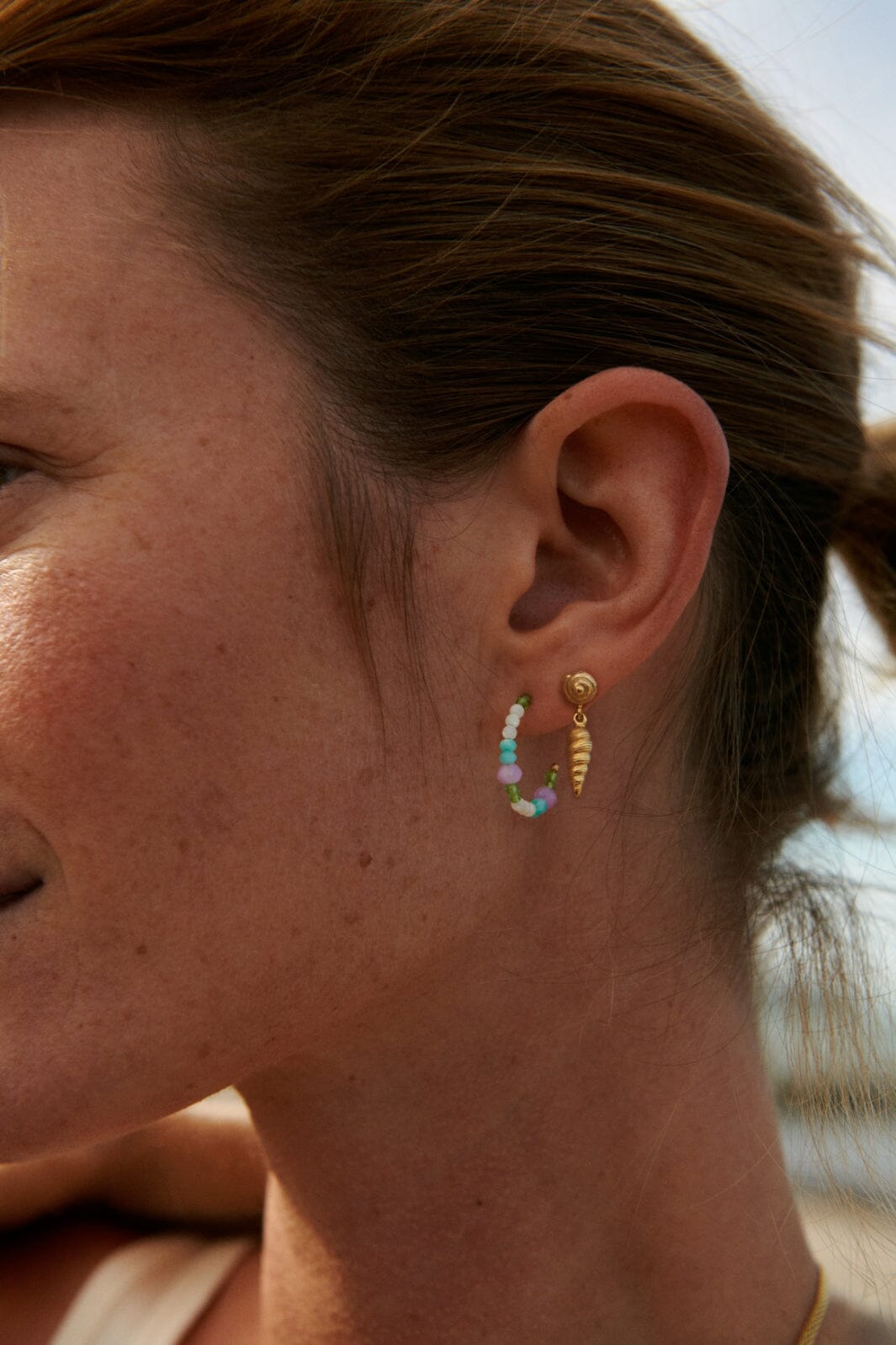 Pernille Corydon Jewellery - Cocoon Earrings - Golden