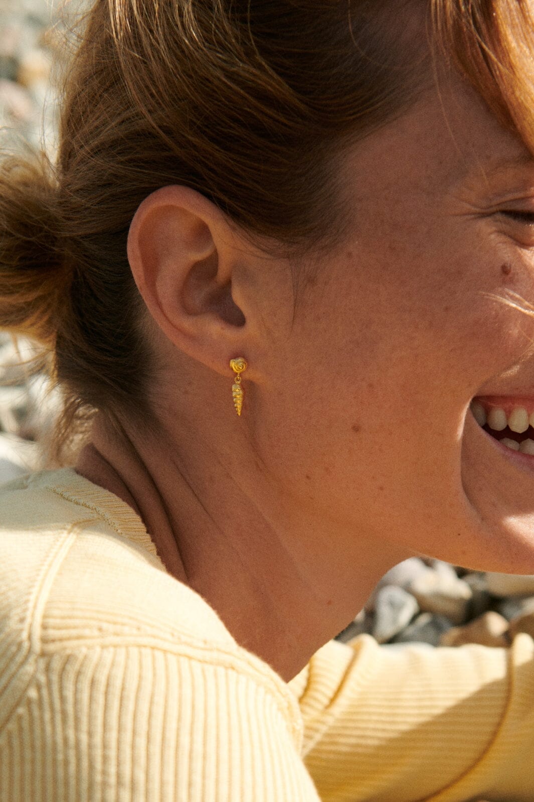 Pernille Corydon Jewellery - Cocoon Earrings - Golden