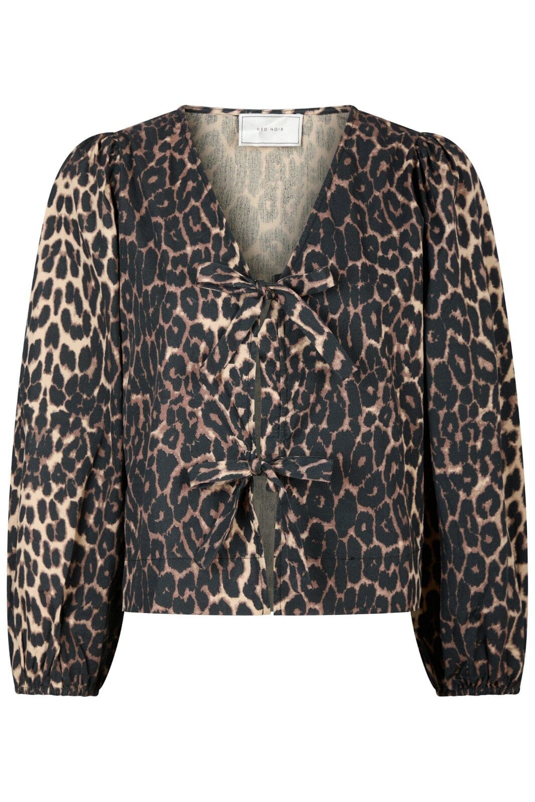 Neo Noir - Tova Leo Blouse 164451 - Leopard Online Hot Salg
