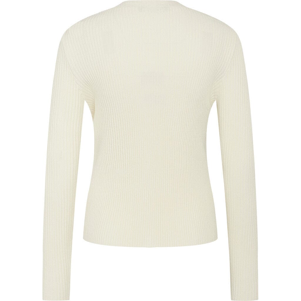 Bruuns Bazaar - GallberryBBCarica knit cardigan - White Cream
