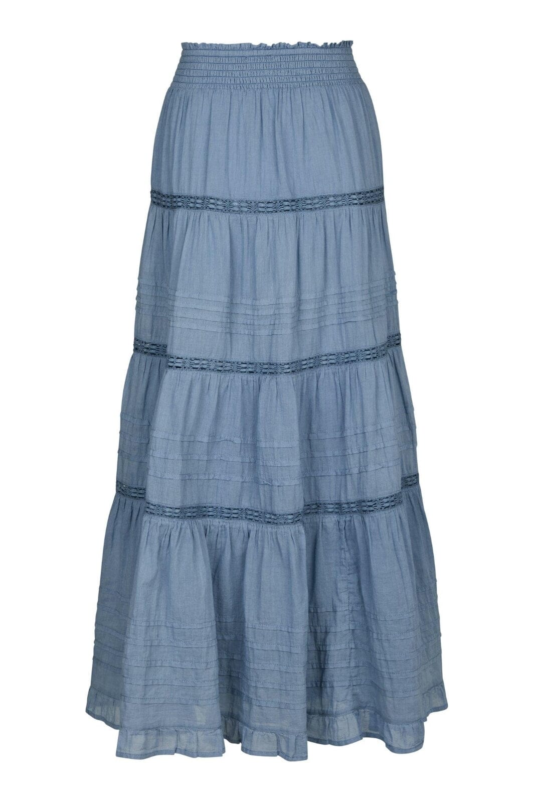 Forudbestilling - Neo Noir - Felicia S Voile Skirt 161872 - 407 - Smoke Blue