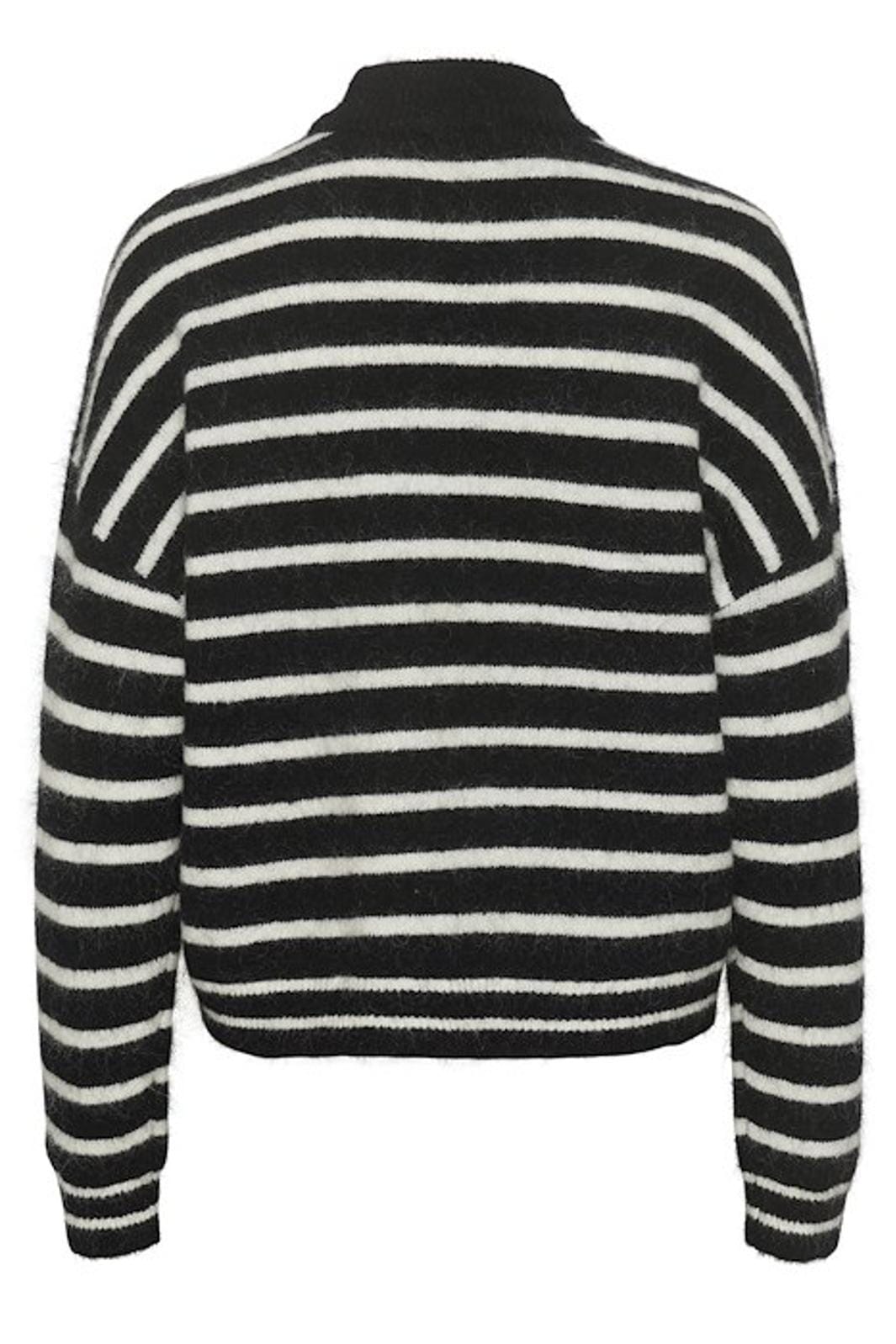 gestuz-debbiegz-pullover-106343-black-white-striped_2.jpg Gestuz - Debbiegz Pullover - 106343 Black/White Striped
