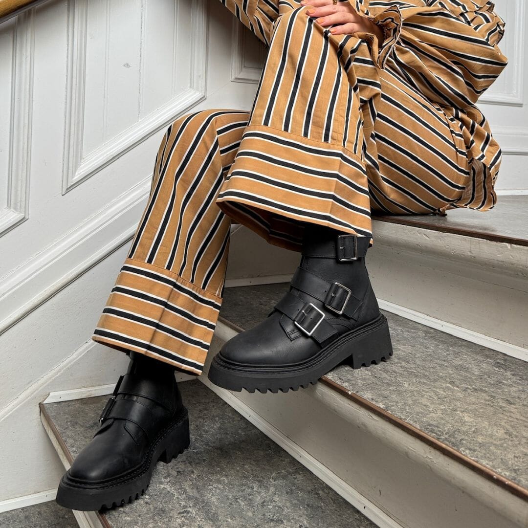 Stories From The Atelier By Copenhagen Shoes - When You Listen Pants - 0896 Golden Stripes