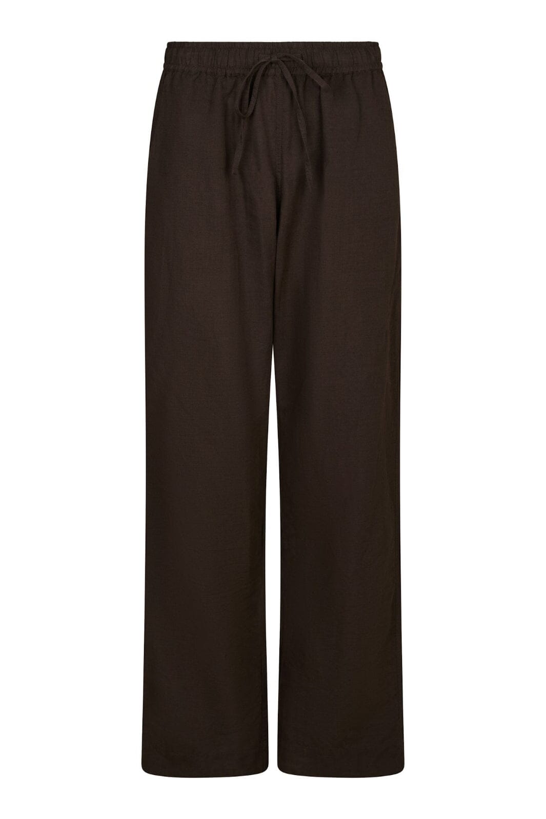 Forudbestilling - Neo Noir - Sonar Linen Pants 158949 - 676 - Dark Brown