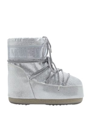 Moon Boot - Mb Icon Low Glitter - H001 Silver Hot på udsalg