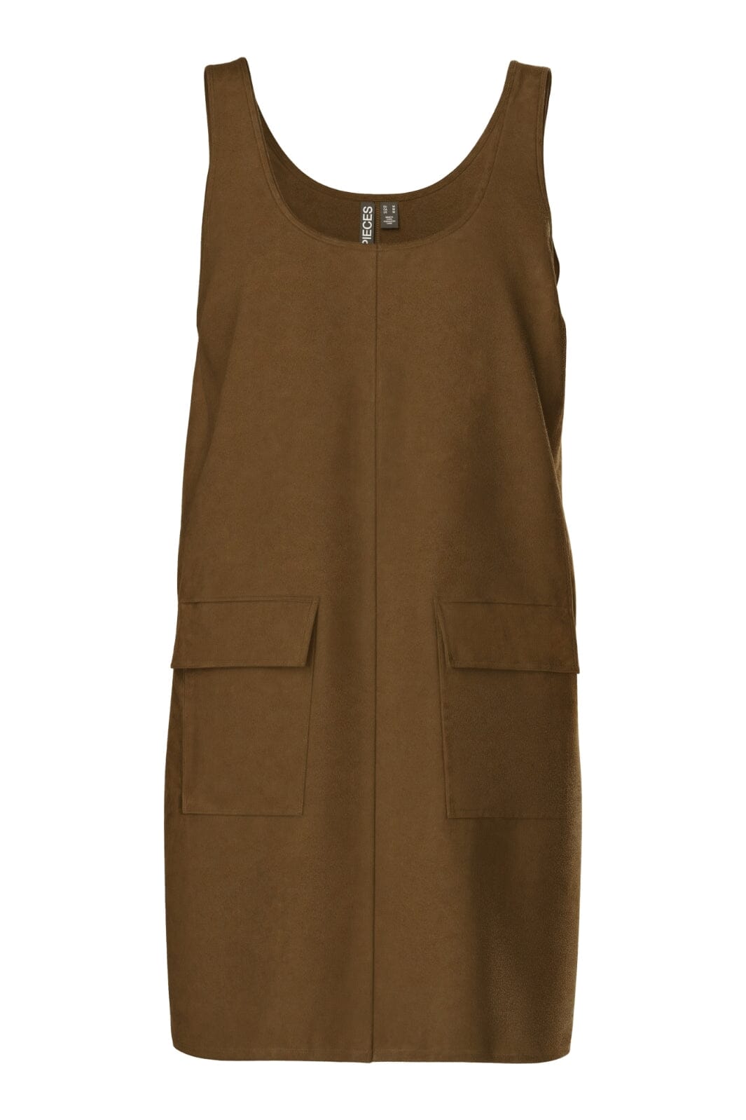 Pieces - Pcjuno Sl Spencer Dress Fsy - 4889520 Amber Brown Online salg