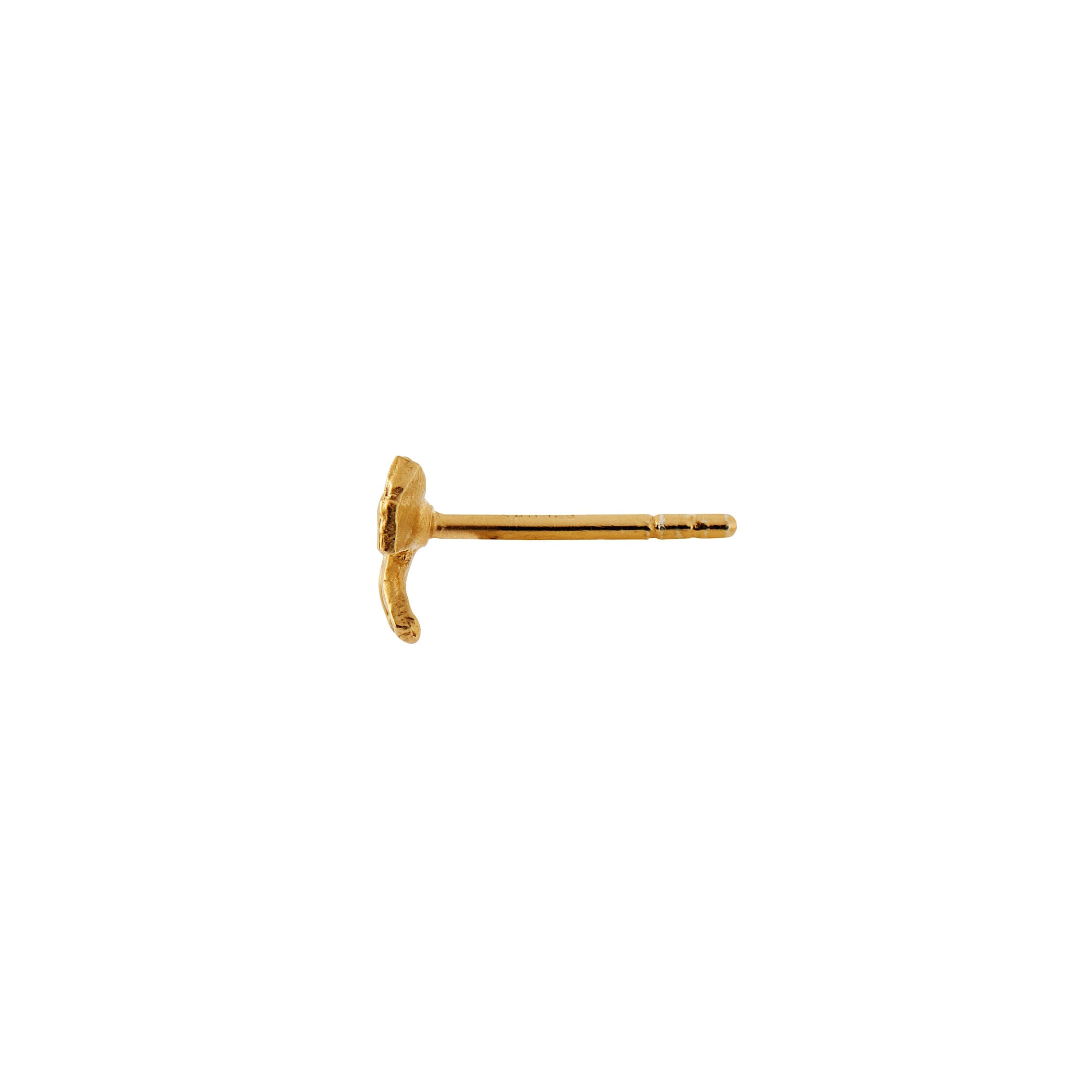 Stine A - Petit Bow Earring With Stone - Single - 1344-02-S