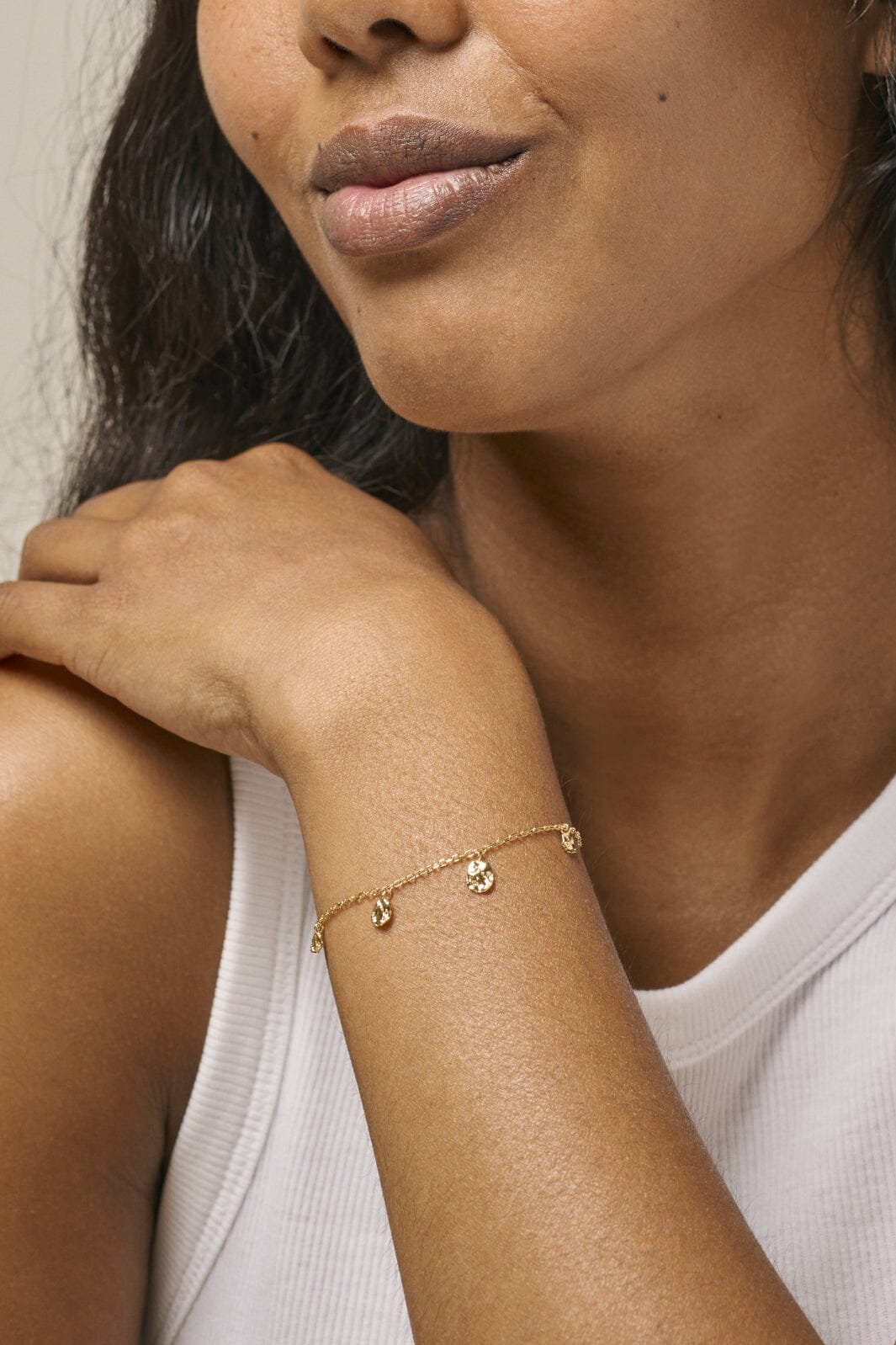 Enamel Copenhagen - Bracelet, Refined Charms - 925S/Gp/M Online nu