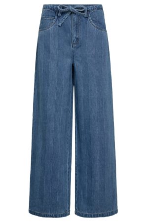 Forudbestilling - Haute L'Amitié - Hering String Tie Jeans HL10060 - Bleached Denim på udsalg