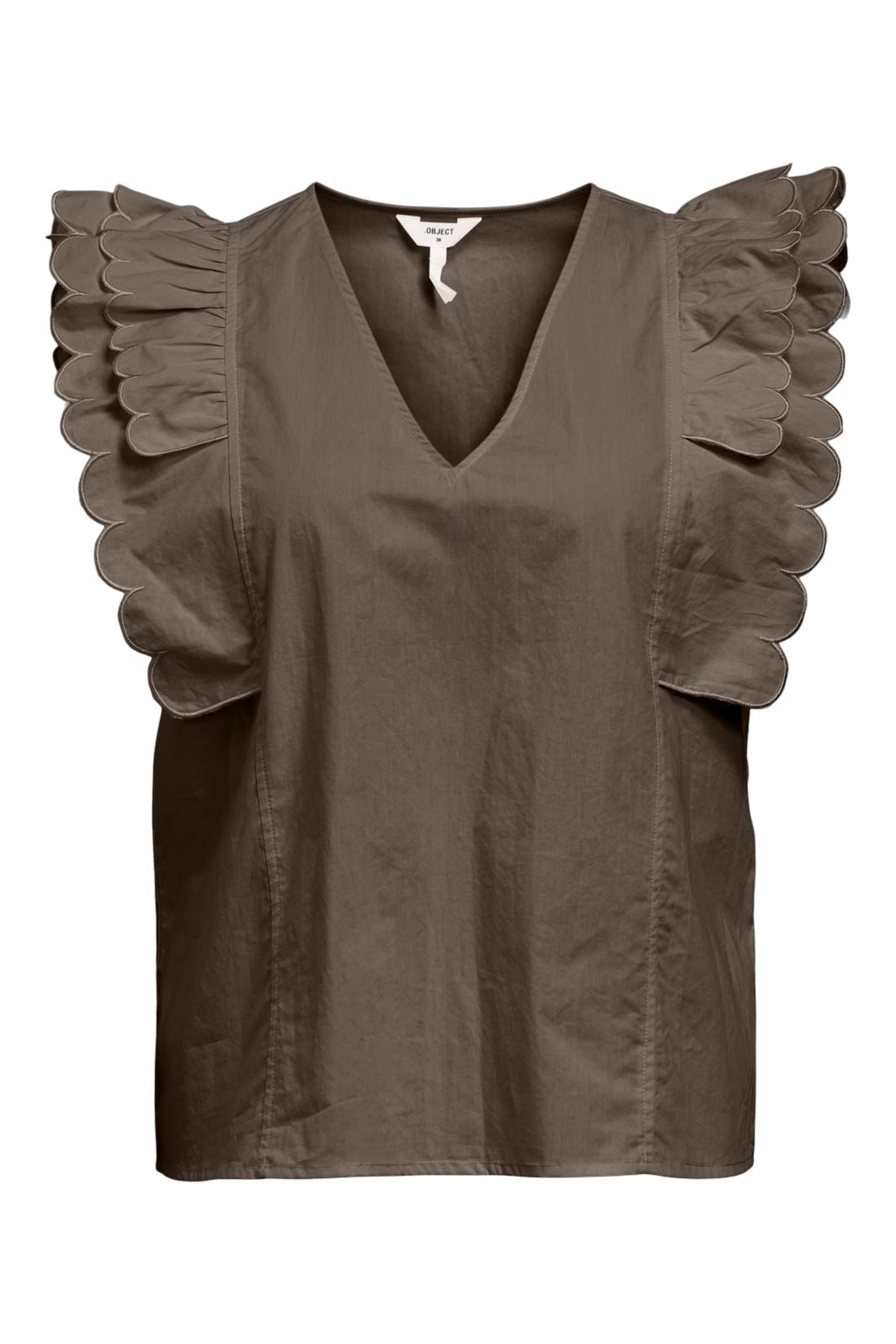 Object - Objhope Papaya Nour S/S Top - 4821437 Morel Online nu