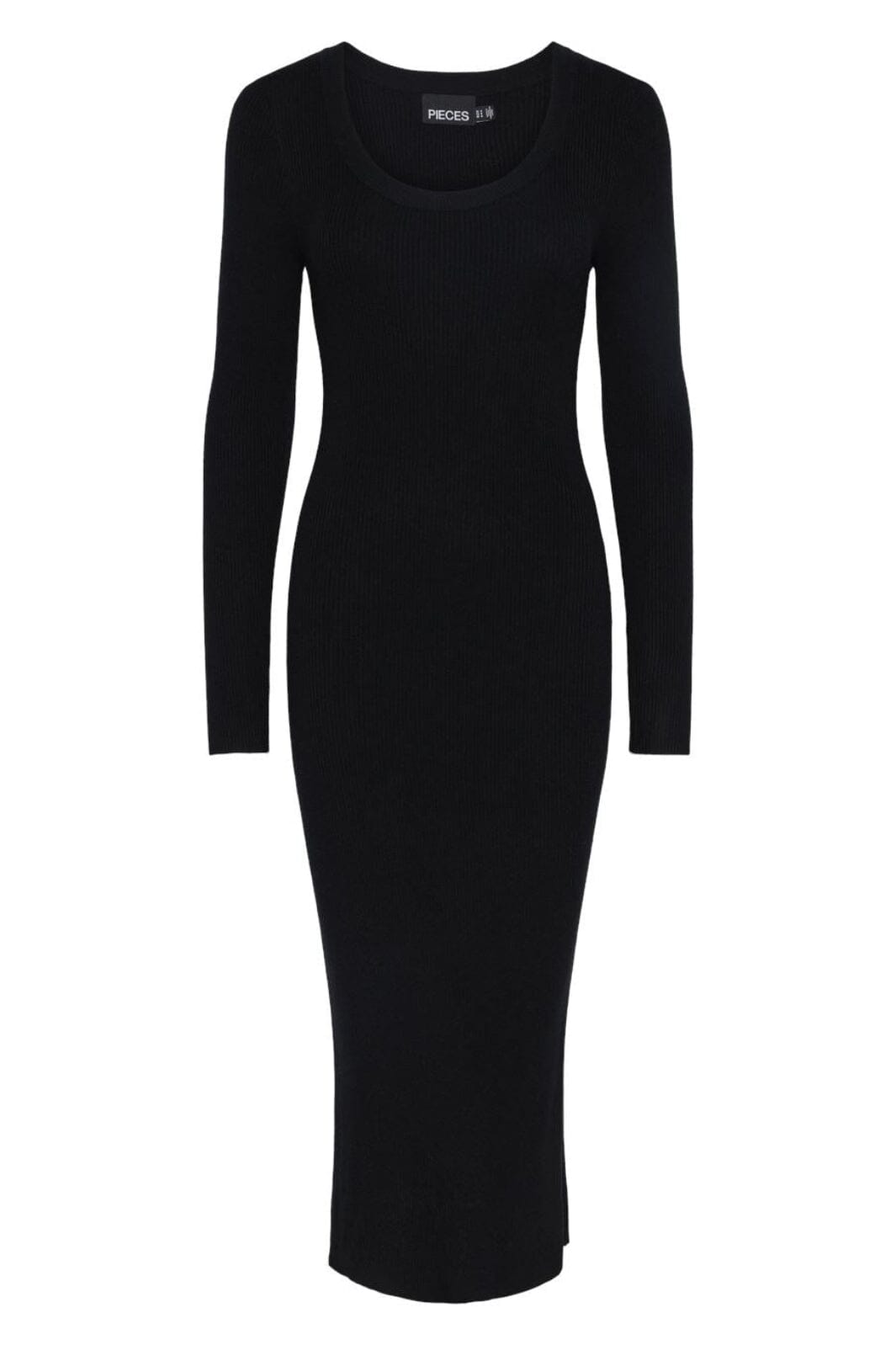 Pieces - Pcmira Ls Knit Dress - 4542913 Black