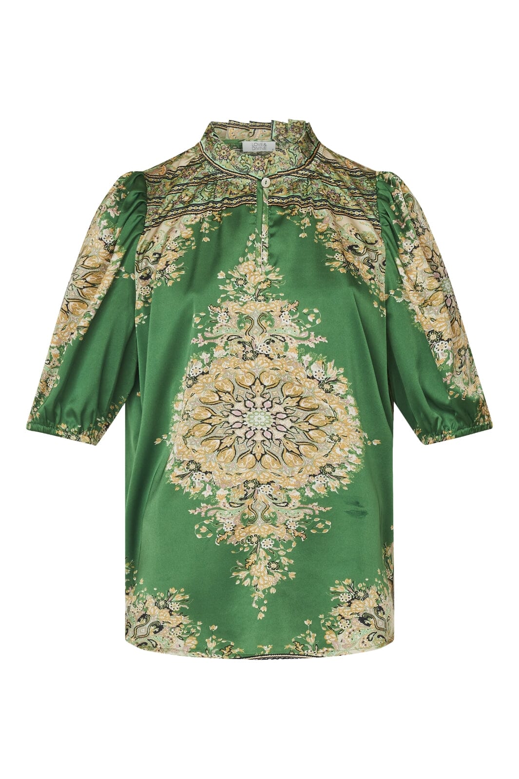 Love & Divine - Love910-8 - 801 Green Paisley