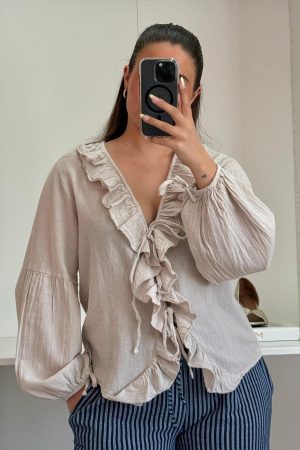 A-bee - Solveig Shirt - Beige