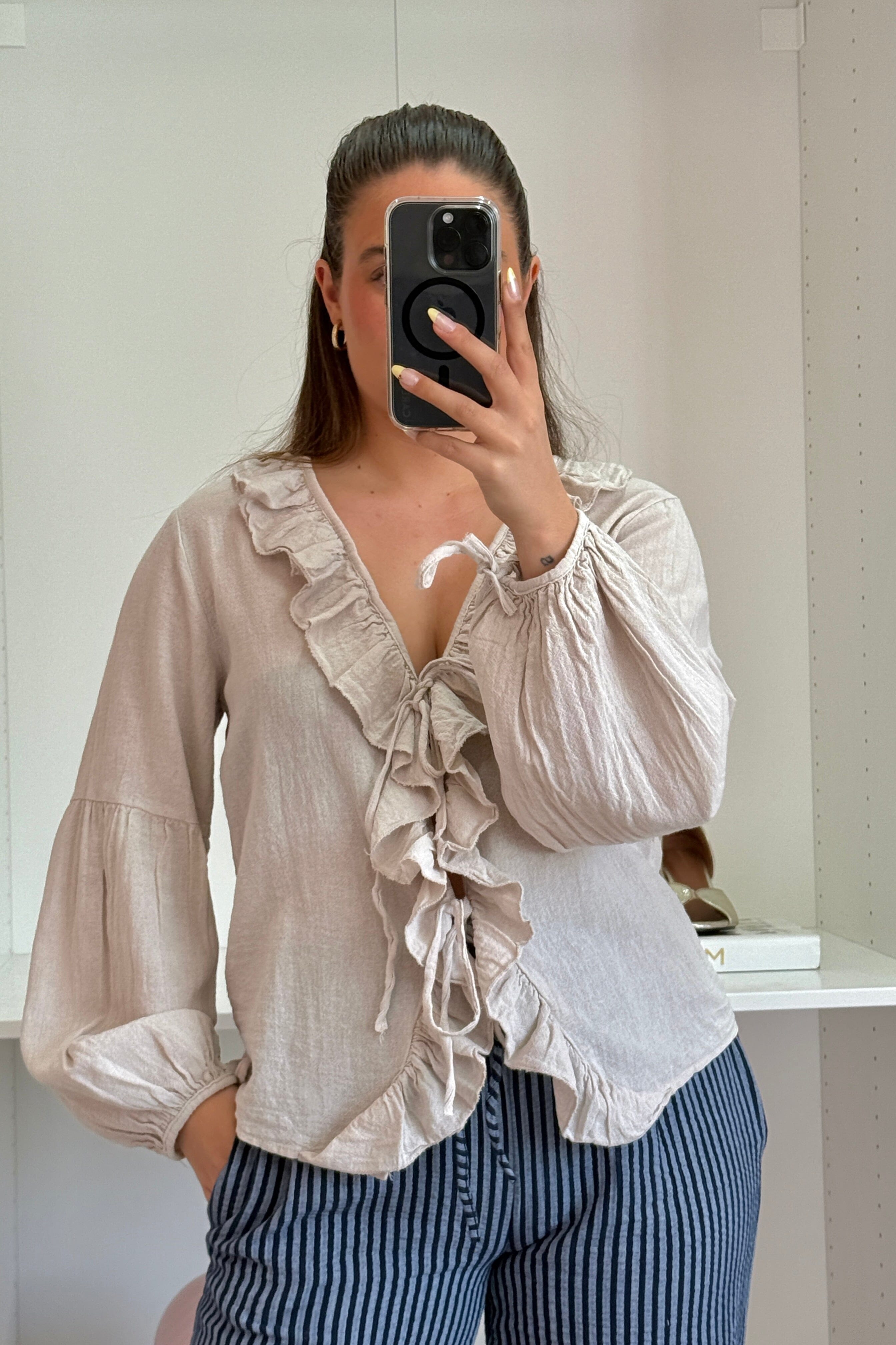 A-bee - Solveig Shirt - Beige
