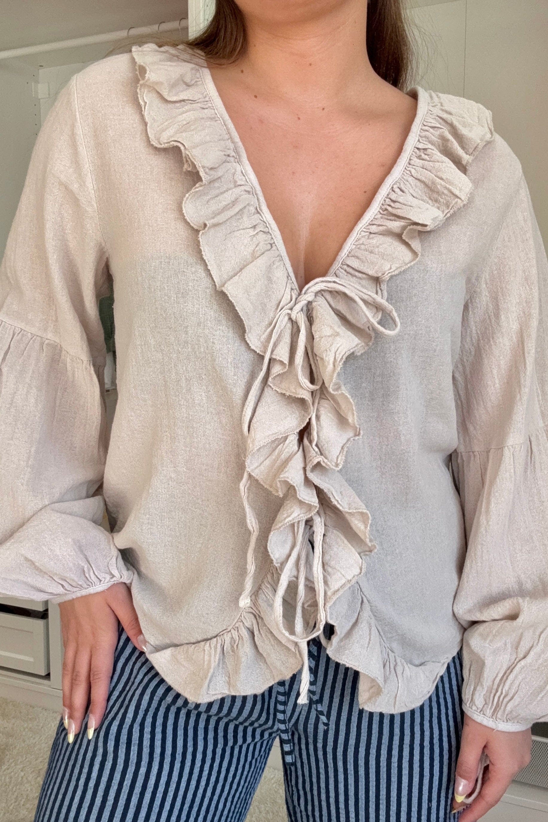 A-bee - Solveig Shirt - Beige