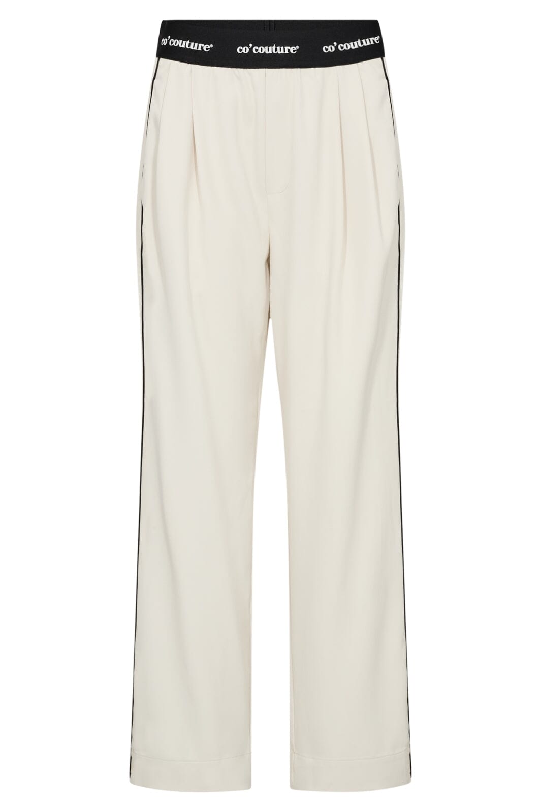 Forudbestilling - Co´Couture - Aminacc Logo Piping Pant 31482 - 199 - Bone