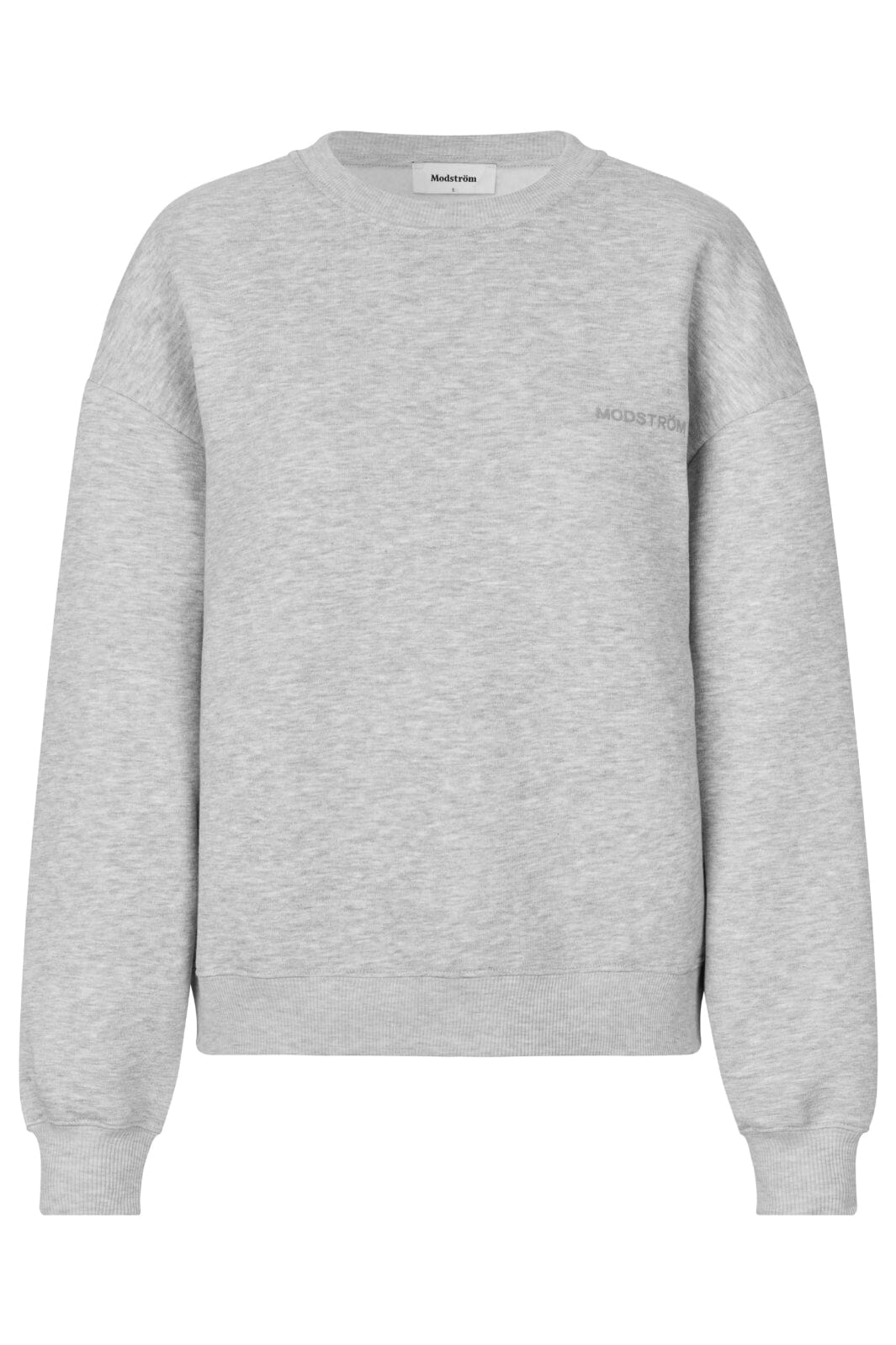 Modström - Tiamd Sweat 57960 - 7087 - Grey Melange Hot på udsalg