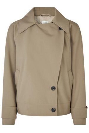 Second Female - Silvie Trench Jacket 59292 - 6138 Fallen Rock