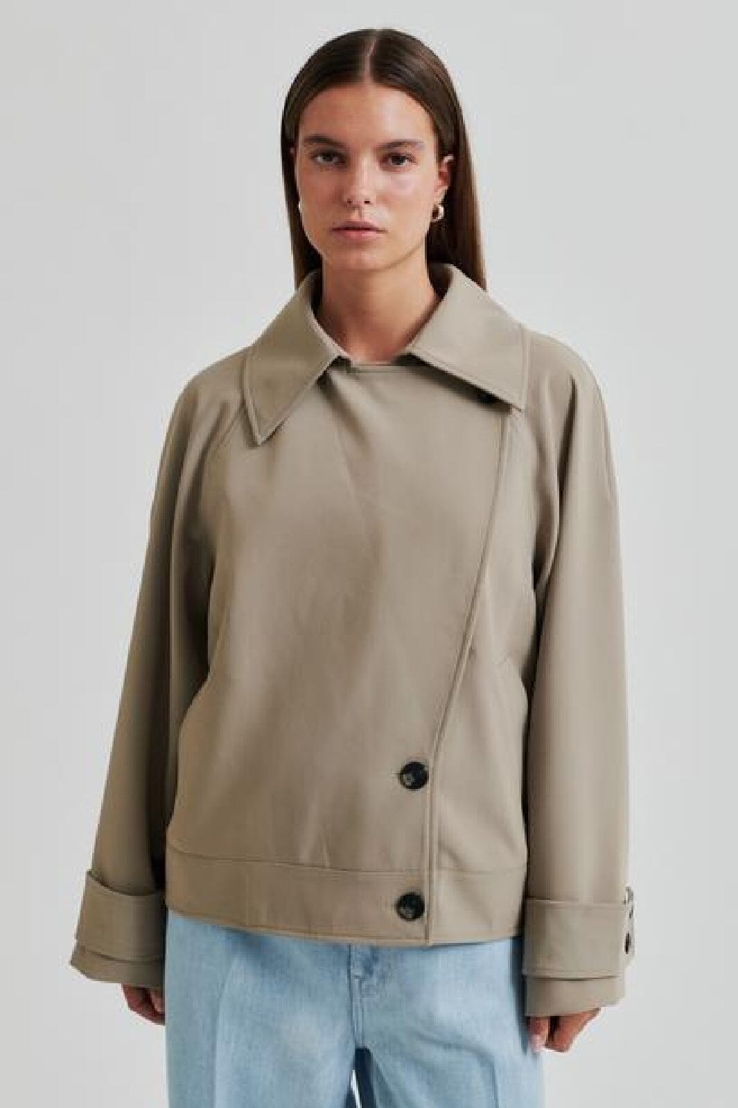 Second Female - Silvie Trench Jacket 59292 - 6138 Fallen Rock