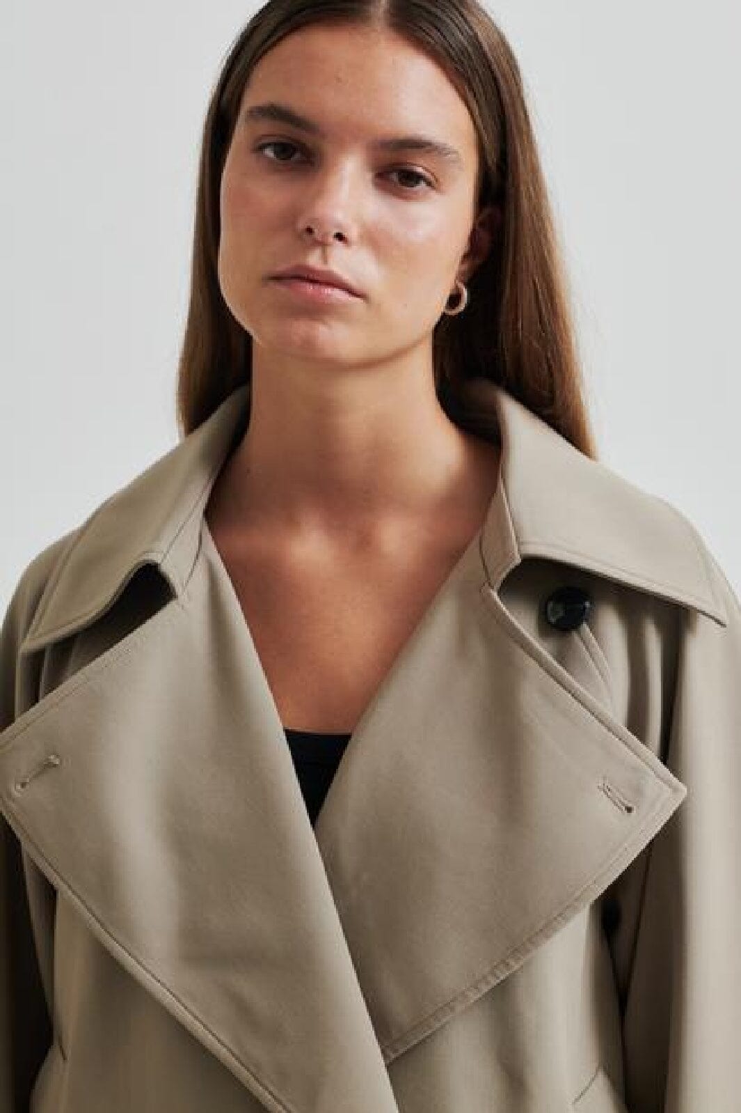 Second Female - Silvie Trench Jacket 59292 - 6138 Fallen Rock