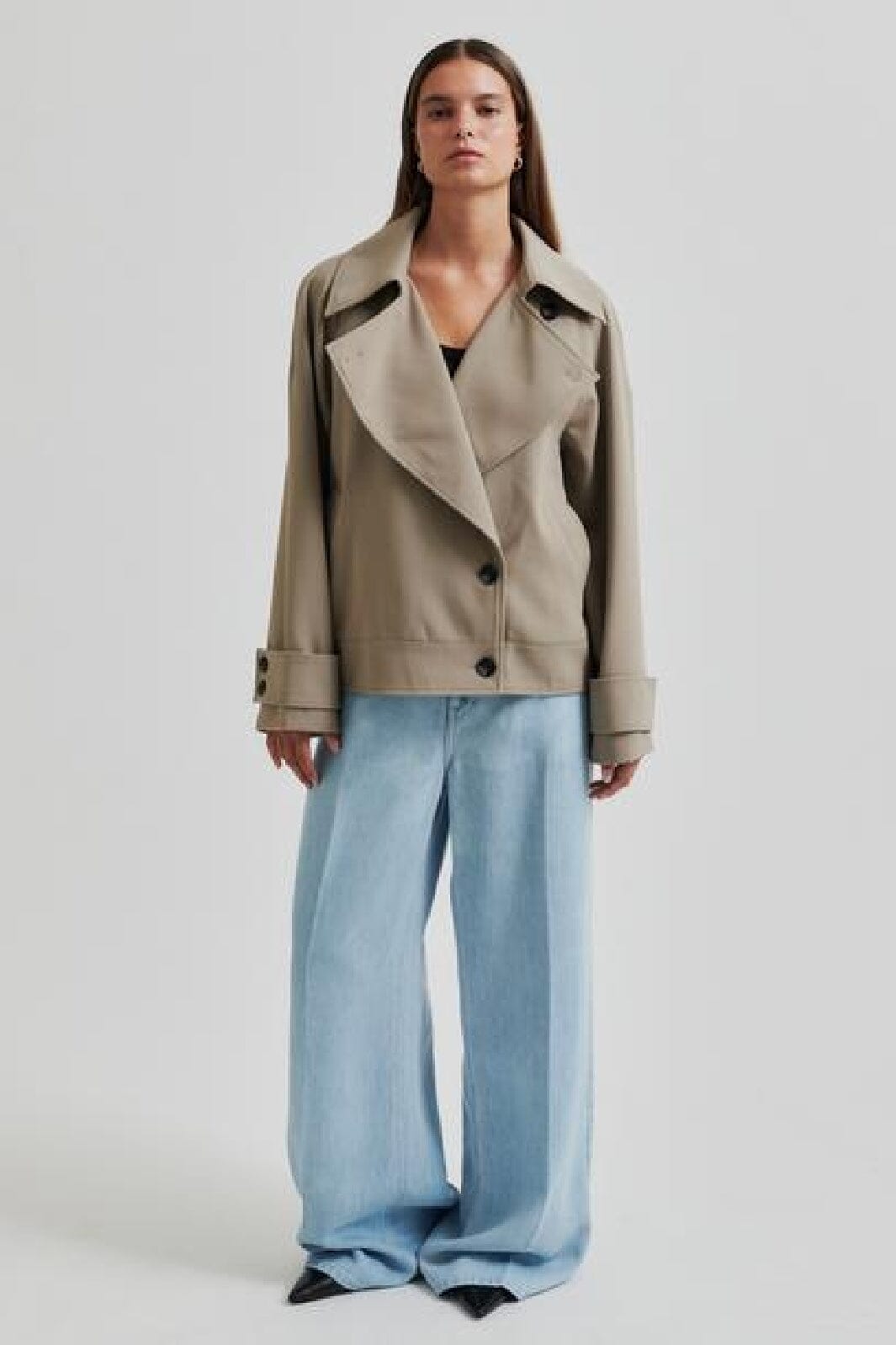 Second Female - Silvie Trench Jacket 59292 - 6138 Fallen Rock
