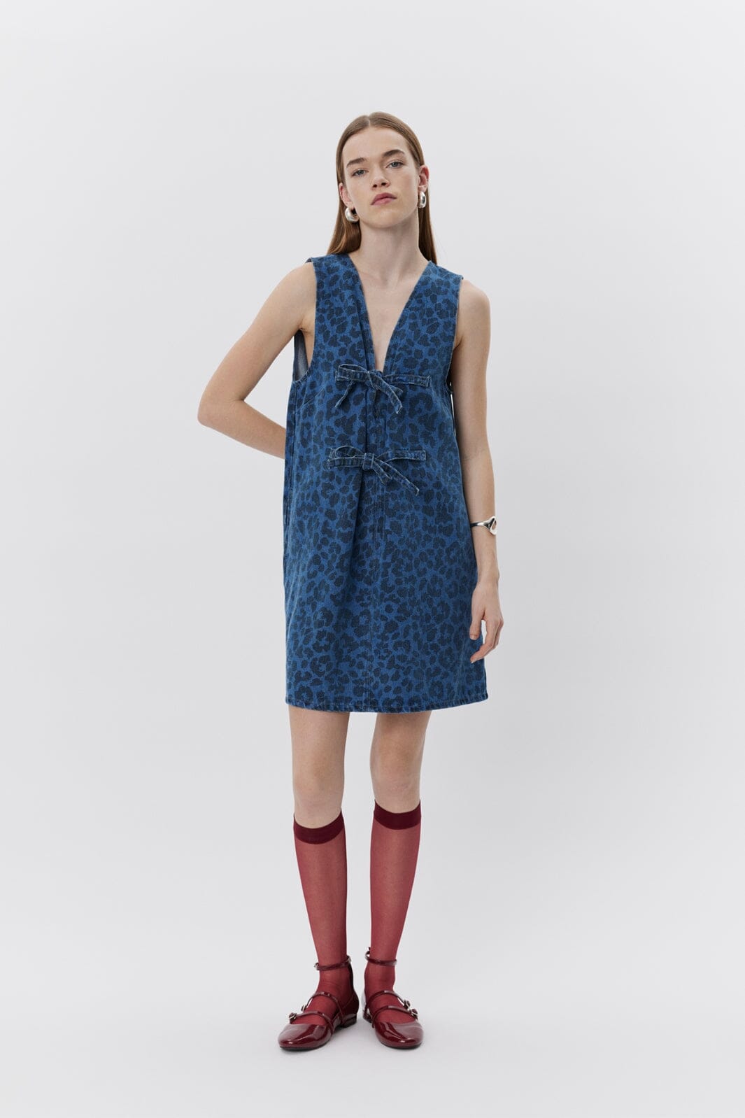 Sofie Schnoor - Ingridsw Dress S251121 - 5002 - Denim Blue