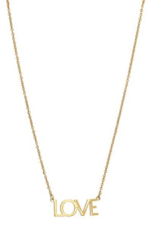 EMM Copenhagen - LOVE NECKLACE - Forgyldt