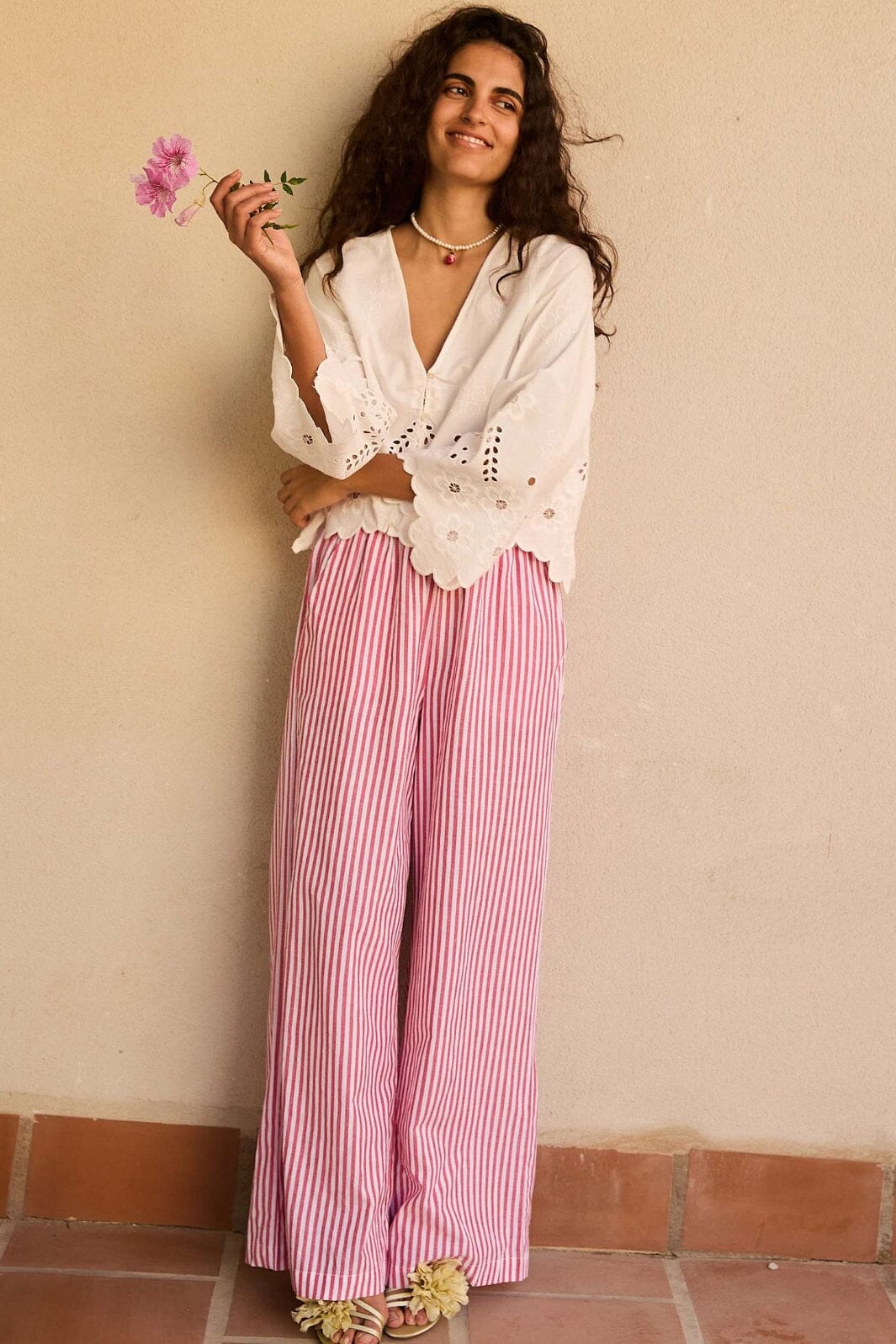 Forudbestilling - Sissel Edelbo - Hilde Pants SE 1615 - Red White