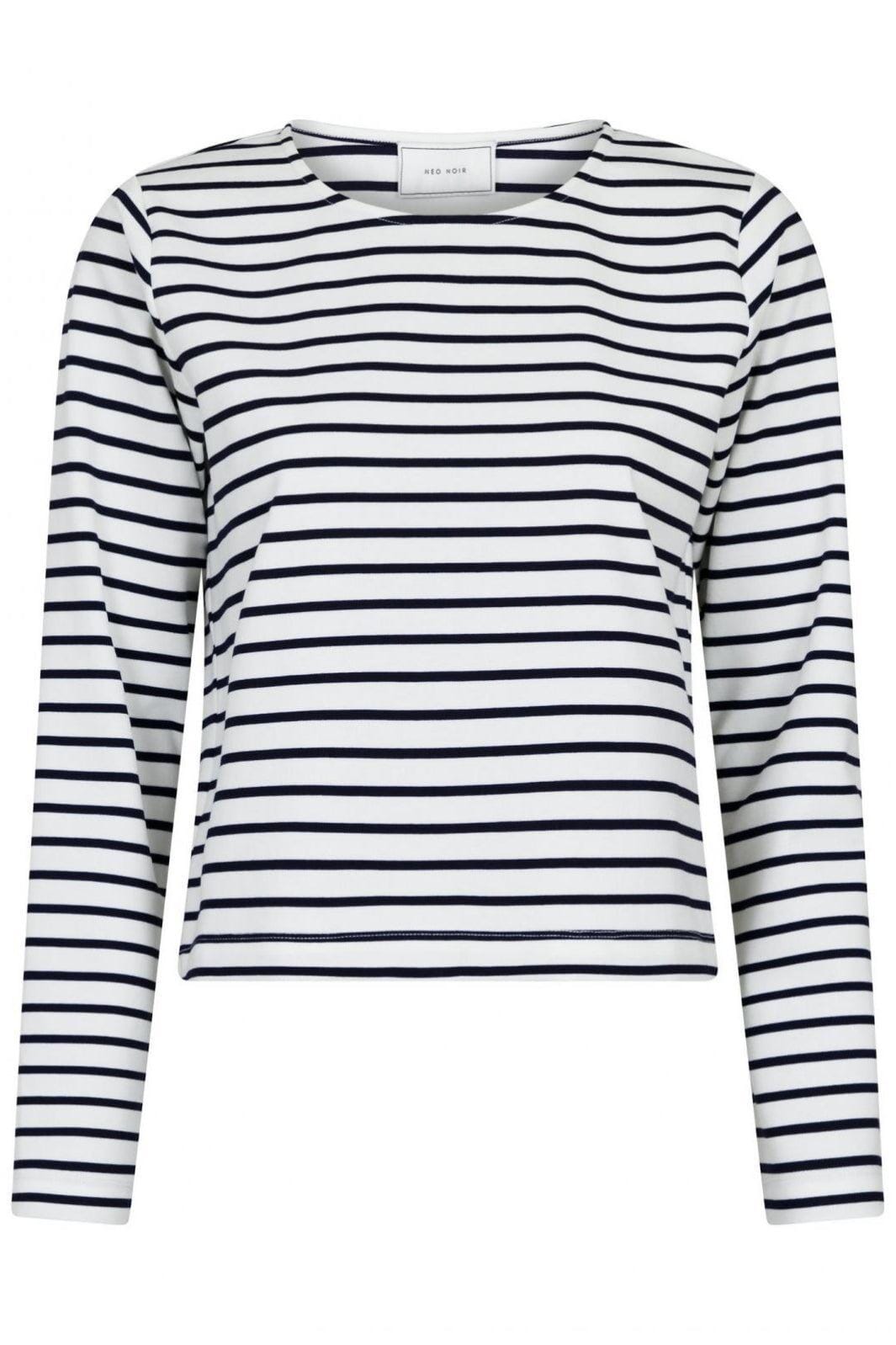 Neo Noir - Claudio Stripe Blouse - Navy