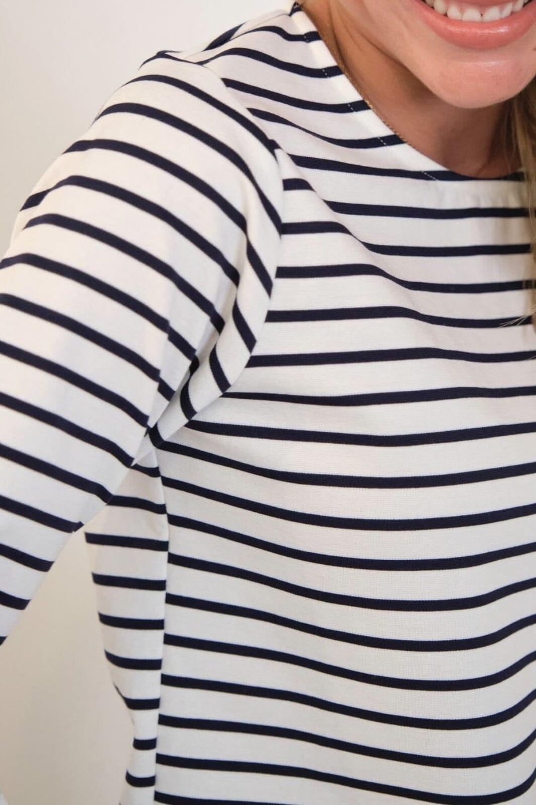 Neo Noir - Claudio Stripe Blouse - Navy
