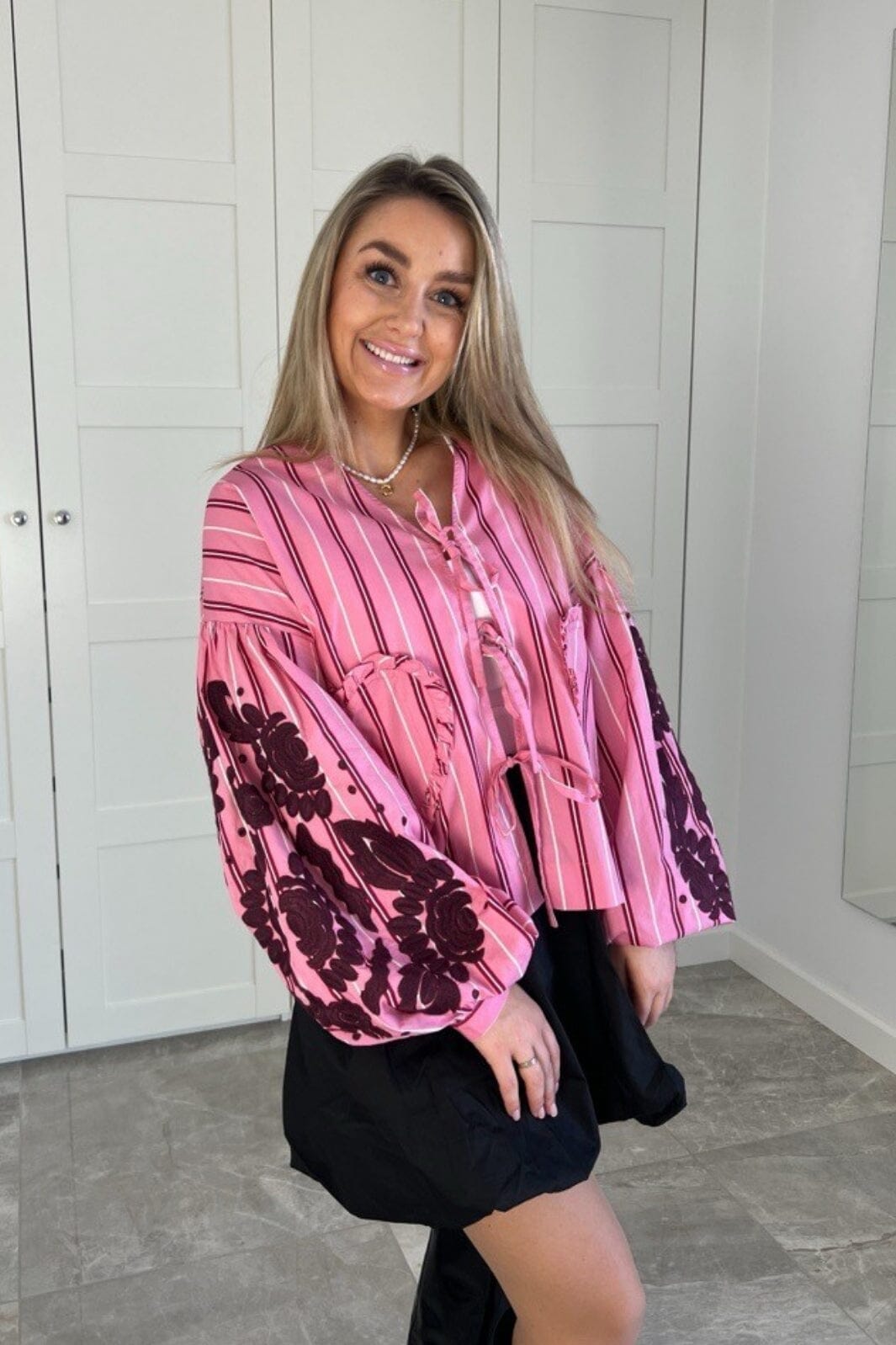 Sissel Edelbo x Molly&My - Molly Top SE 1651 - Geranium Stripes