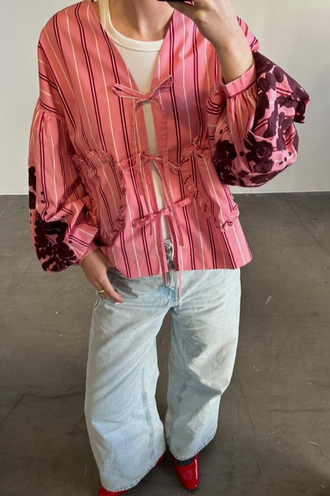 Sissel Edelbo x Molly&My - Molly Top SE 1651 - Geranium Stripes
