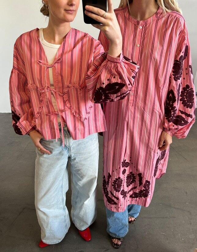 Sissel Edelbo x Molly&My - Molly Top SE 1651 - Geranium Stripes