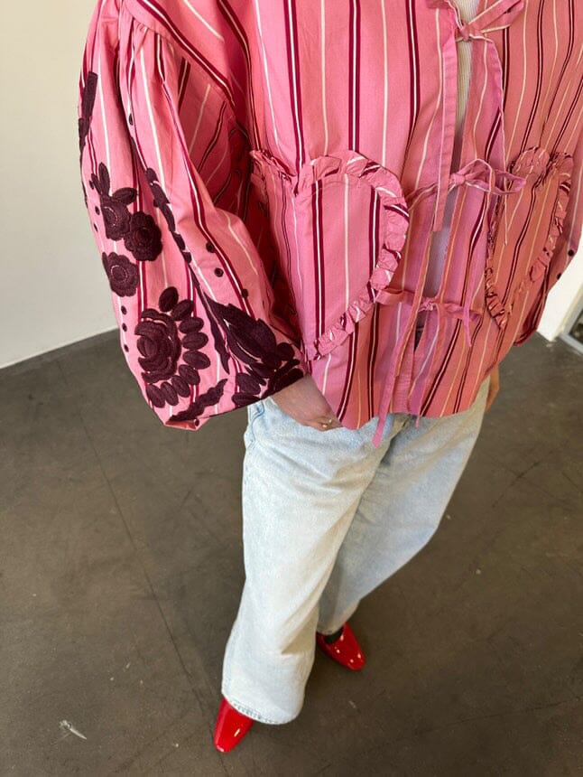 Sissel Edelbo x Molly&My - Molly Top SE 1651 - Geranium Stripes