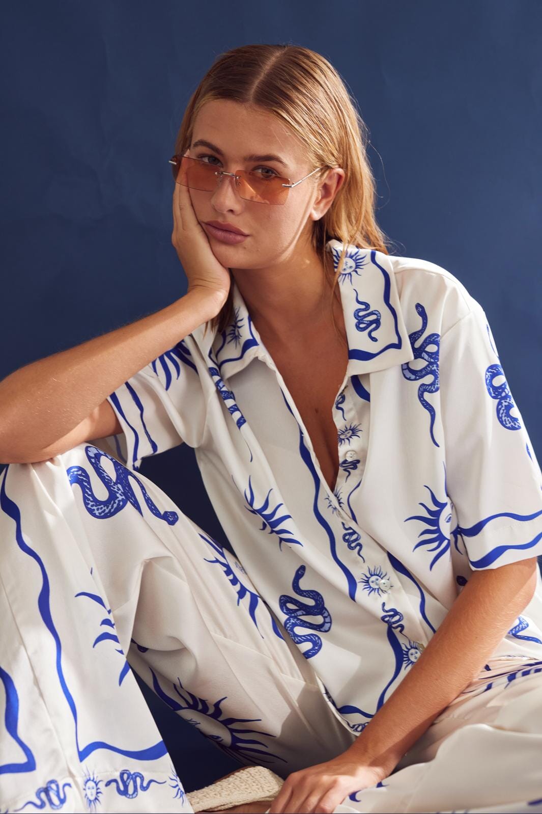 Forudbestilling - Noella - Kealy Shirt 13060001 - 1313 Chana Blue Print