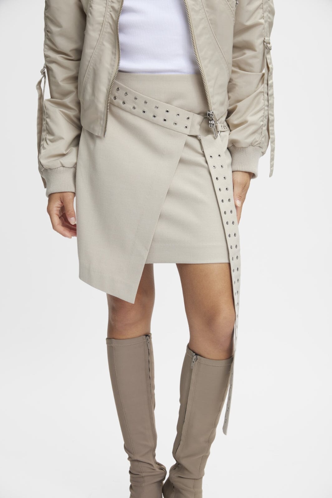 Gestuz - EdithaGZ MW skirt - Island Fossil