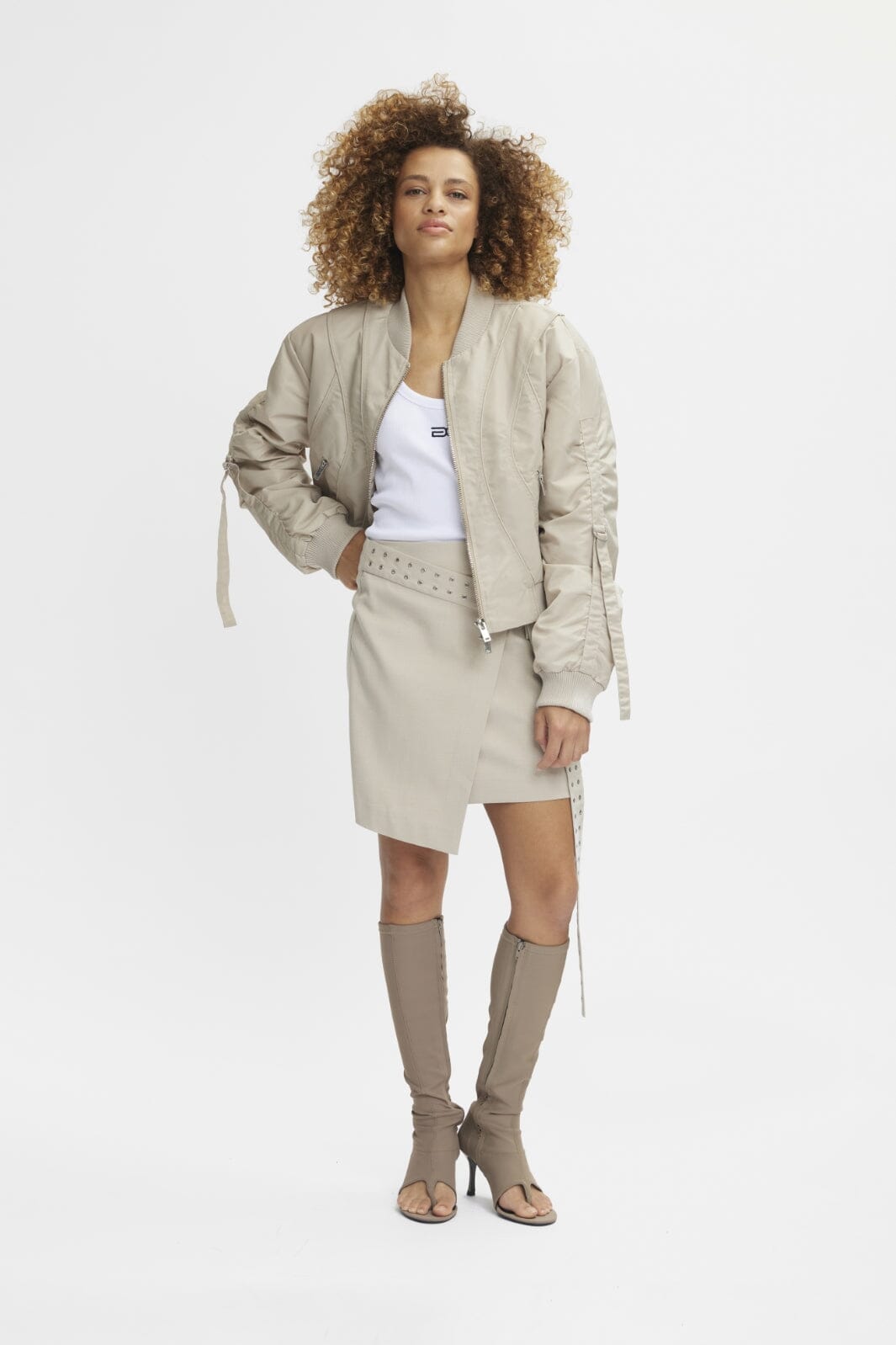Gestuz - EdithaGZ MW skirt - Island Fossil