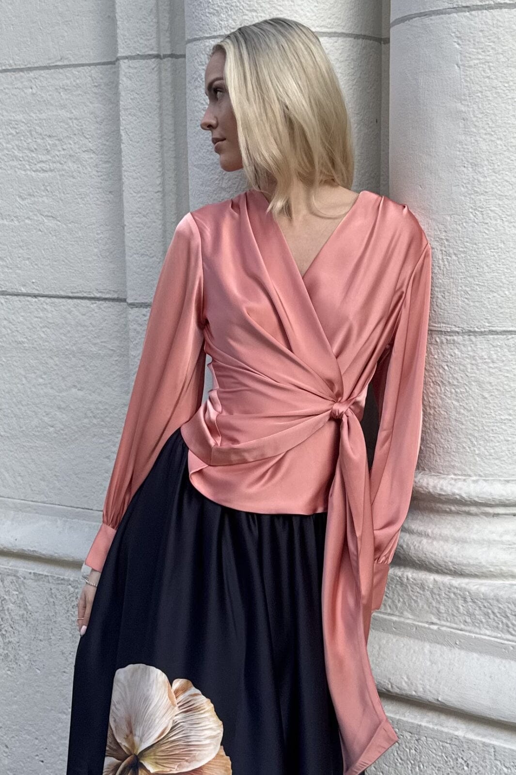 Karmamia - Ines Blouse 2090 - Semi Rich Peach Online nu