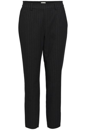 Object - Objlisa Slim Pant - 4535458 Black Grey