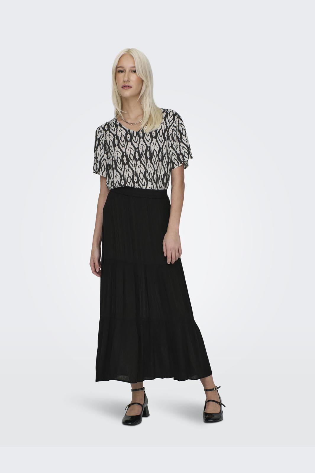 only-onlmikka-life-long-skirt-4510131-black_1.jpg Only - Onlmikka Life Long Skirt - 4510131 Black