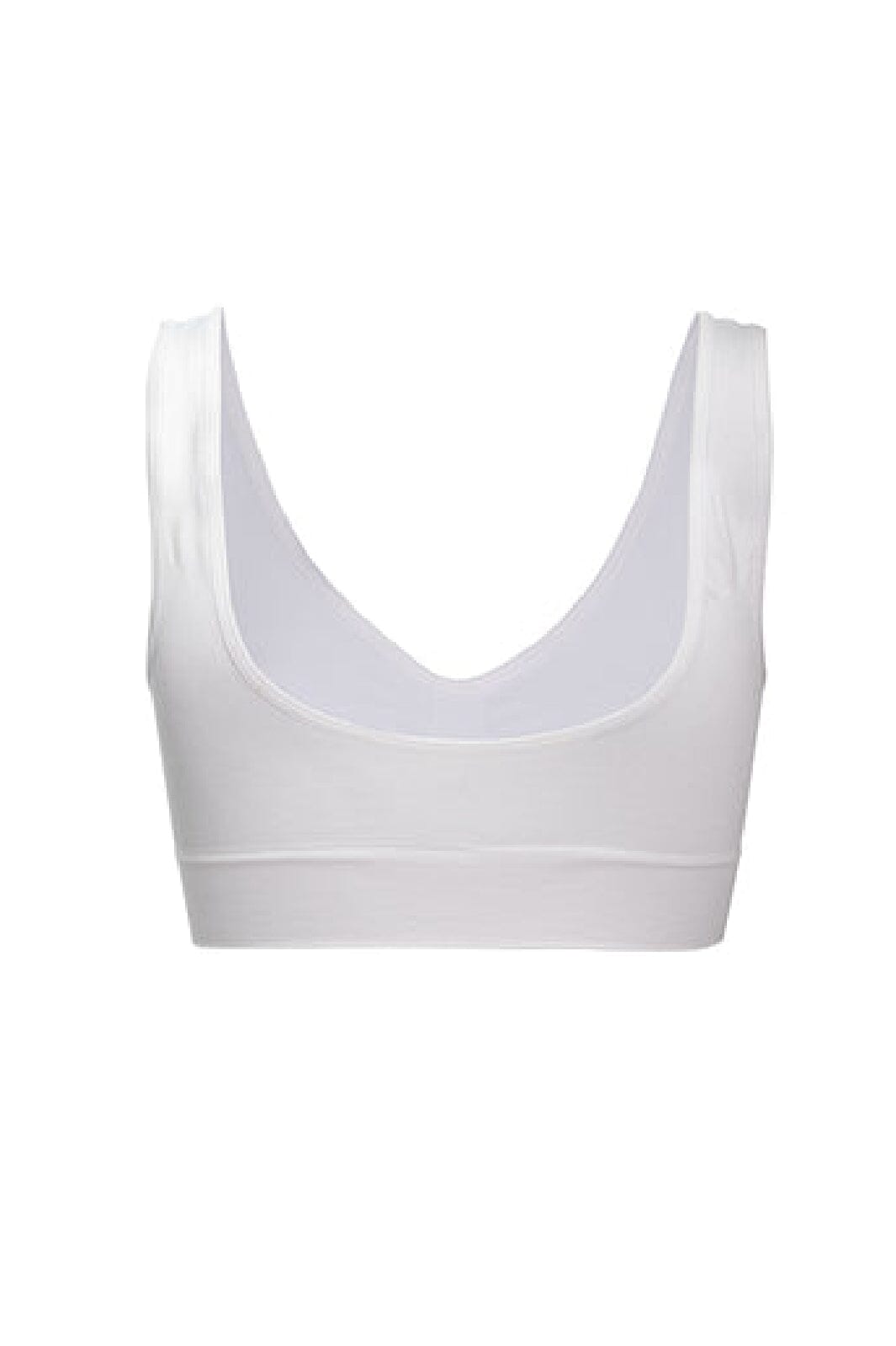 Soft basic - Soffi Bra top wide strap 2 pak - white