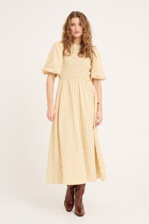 Forudbestilling - A-View - Tabita Dress AV5010 - 069 - Pale Yellow