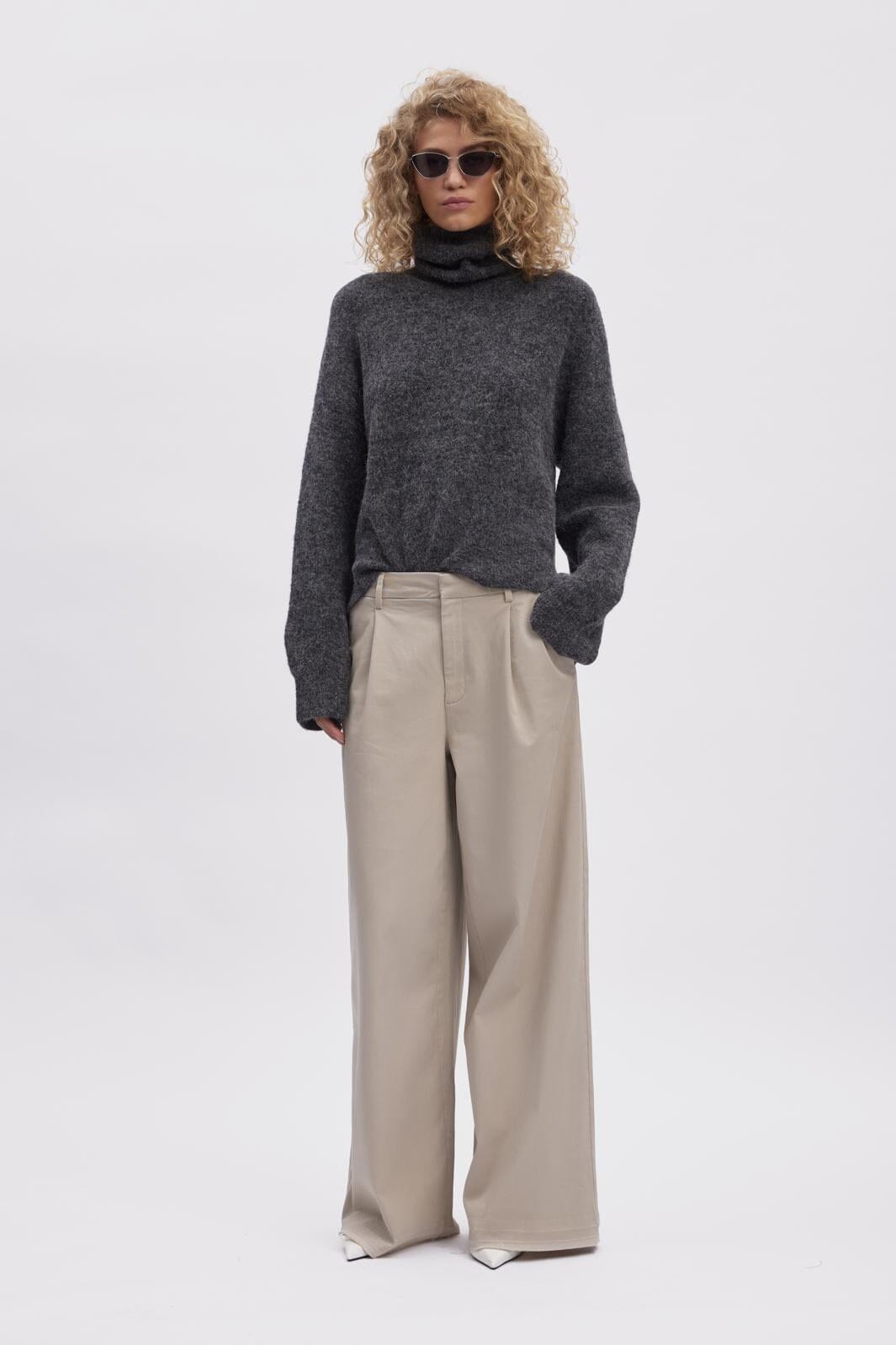 gestuz-alphagz-rollneck-106286-charcoal-melange_1.jpg Gestuz - Alphagz Rollneck - 106286 Charcoal Melange Online