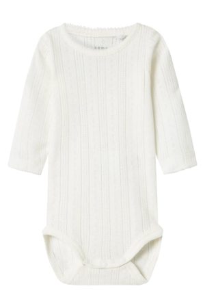 Name It - Nbfhappy Ls Body - 4752328 Cloud Dancer