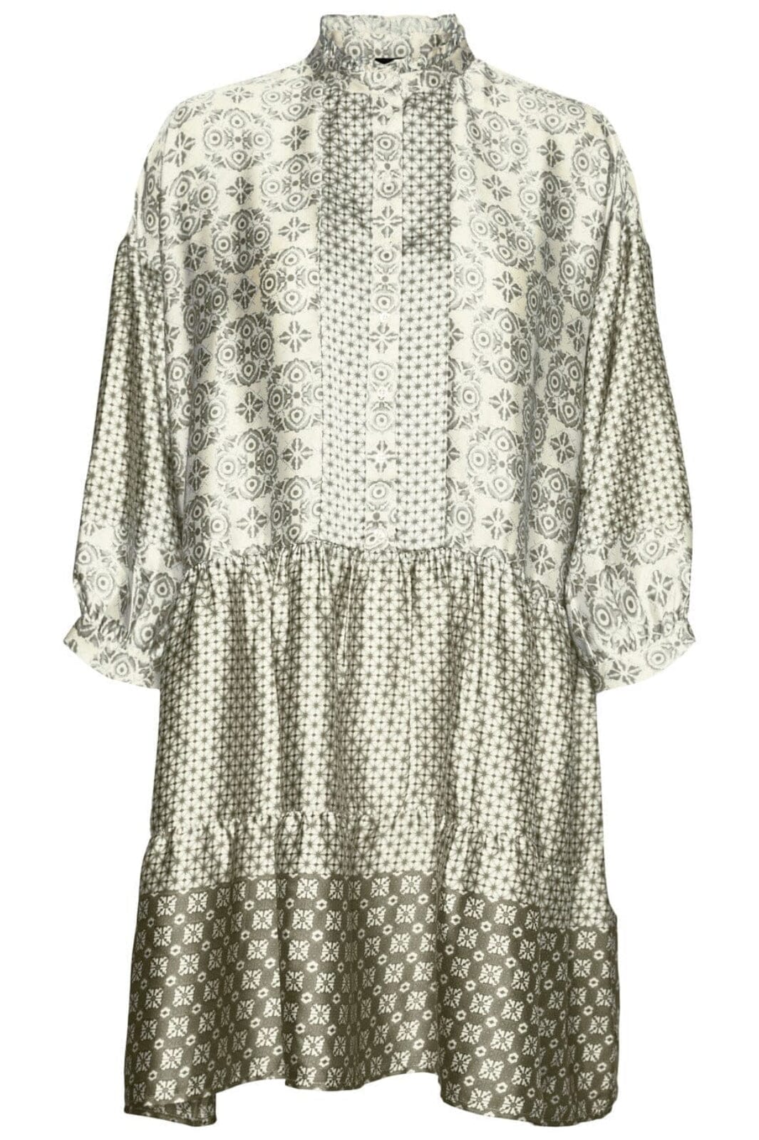 Vero Moda - Vmlevi Poly 7/8 Short Dress - 4484655 Birch Kalamata Palma