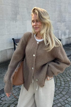 Forudbestilling - BYIC - Idaic Cardigan - camel Camel Online