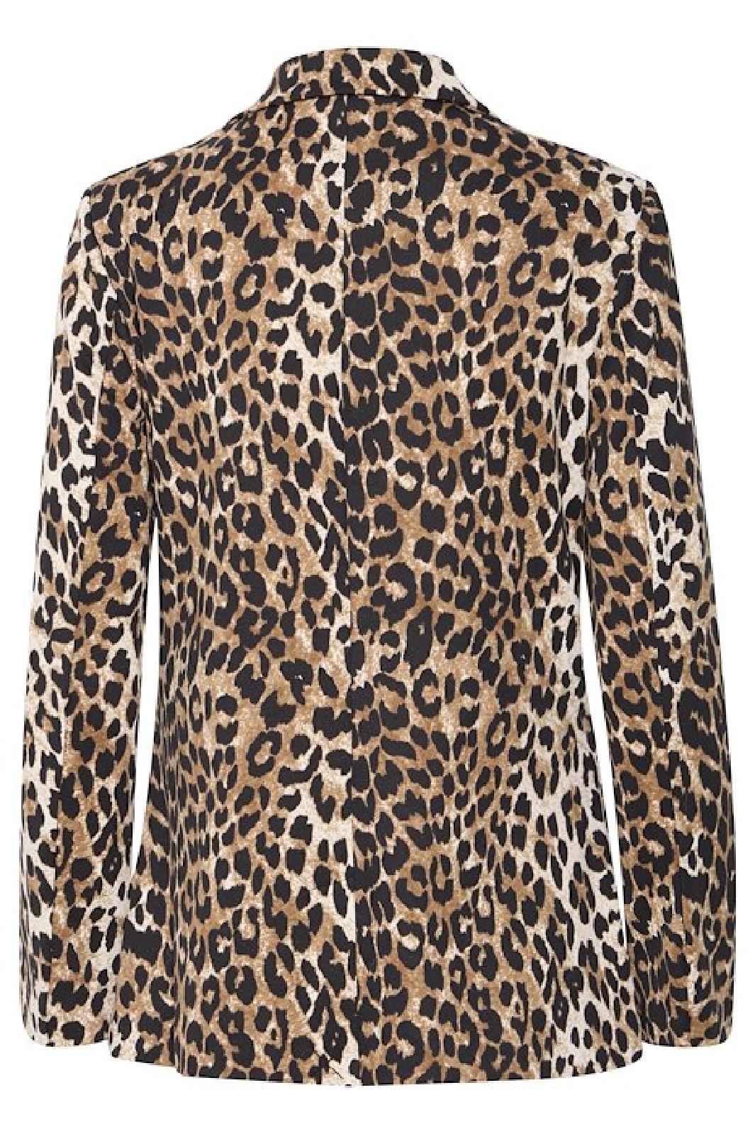 Ichi - Ixkate Leop Long Blazer - 205020 Kate Leop Print Rabat