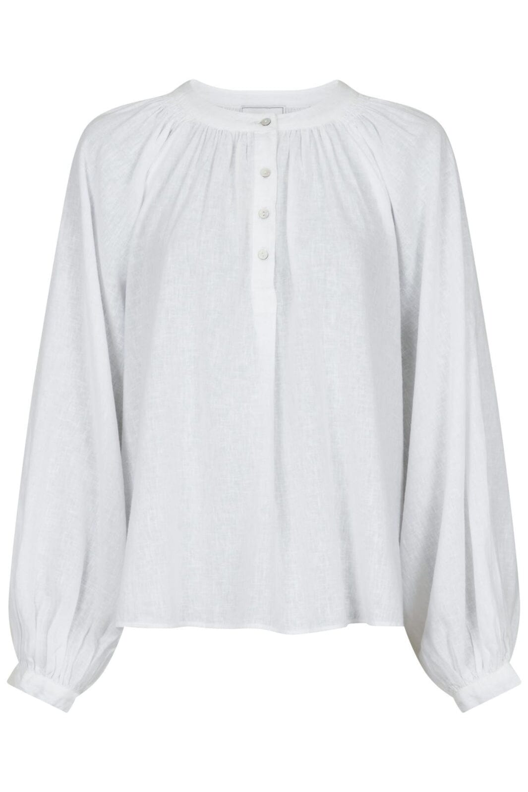 Neo Noir - Kirsty Solid Blouse - White Online salg