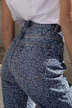 Neo Noir - Simona Fade Leo Pants - Blue