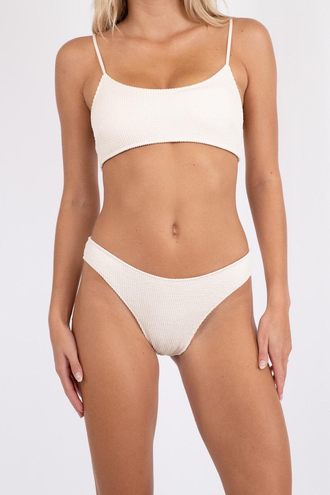 Neo Noir - Skin Sand Crepe Bikini Brief - Ivory